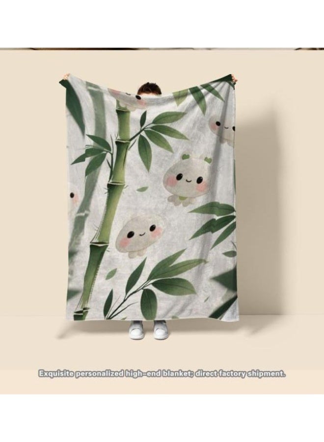 عام بطانية رقيقة من الفانيلا الكرتونية للأطفال والرضع (دافئة ومريحة، ومناسبة للنوم والألعاب) 70 سم * 100 سم - Image 2