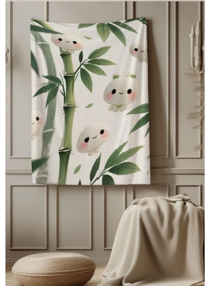 عام بطانية رقيقة من الفانيلا الكرتونية للأطفال والرضع (دافئة ومريحة، ومناسبة للنوم والألعاب) 70 سم * 100 سم - Image 1