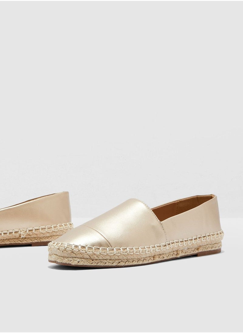 ELLA Espadrilles In Metallic  - Image 2