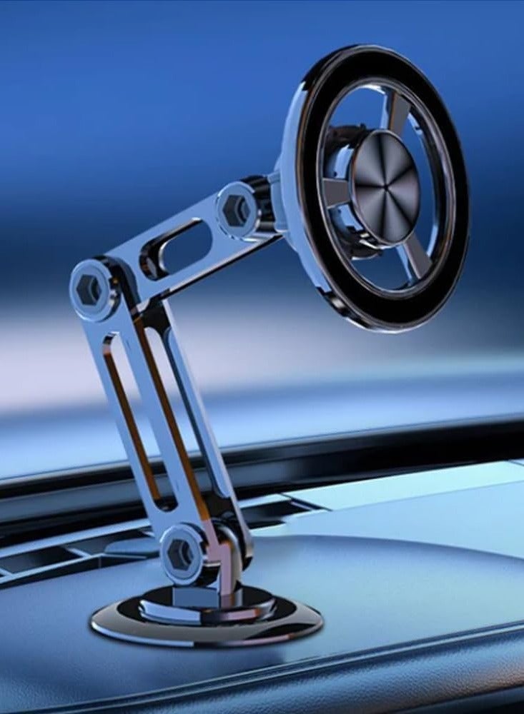 ELTRAZONE Universal 360° PRO Magnetic Suction Car Phone Holder with Adjustable Arm – Black - Image 2