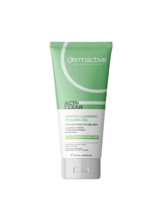 Dermactive Acti-Clear Cleans Foam Gel 200ml