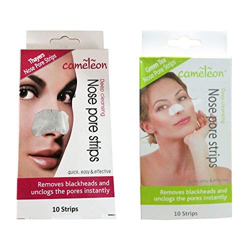 Cameleon nose strips como in Thayers & Green Tea - 10 Strips each - Image 1