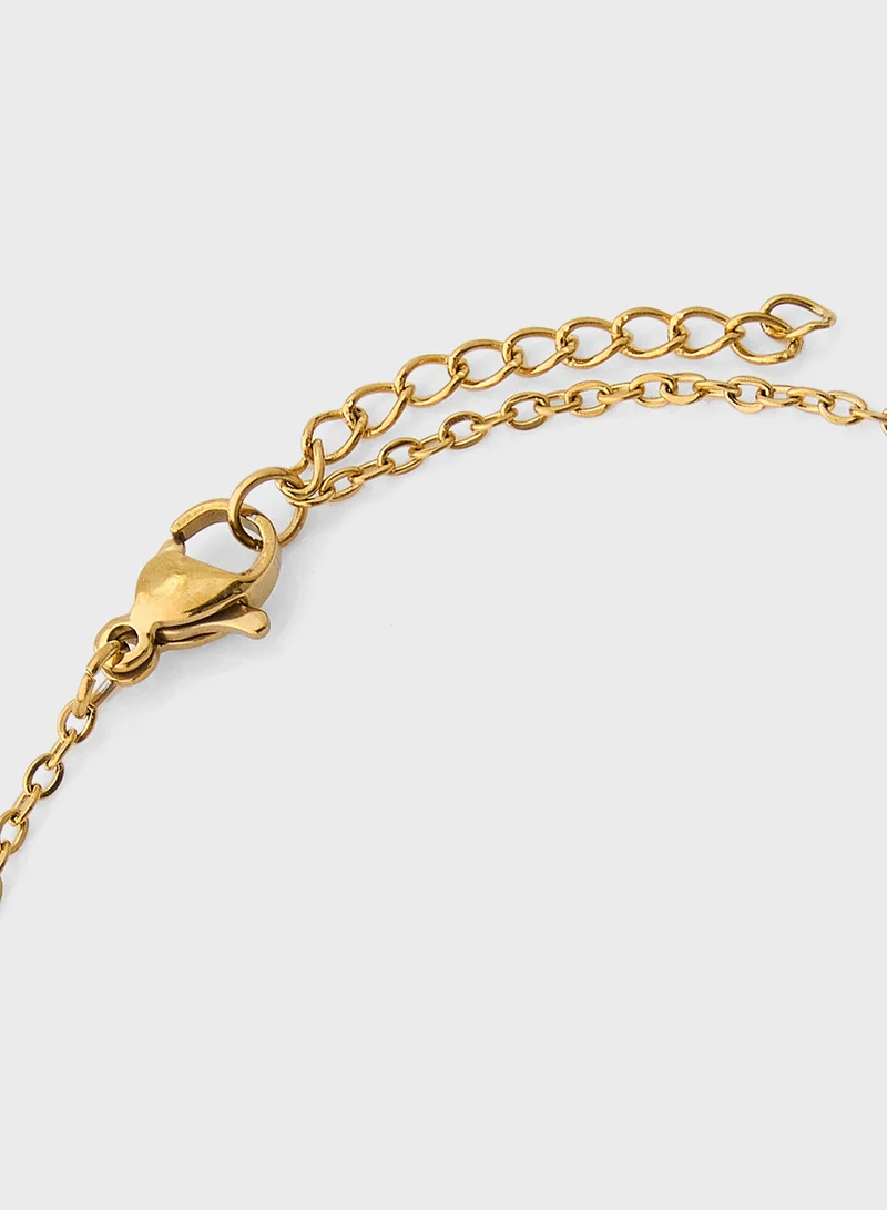 Staurtz Cresent Moon Bracelet