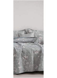 Red Rose A king-sized summer microfiber double bed sheet that adds beauty and elegance to your room, measuring 230*250cm.  - Image 3