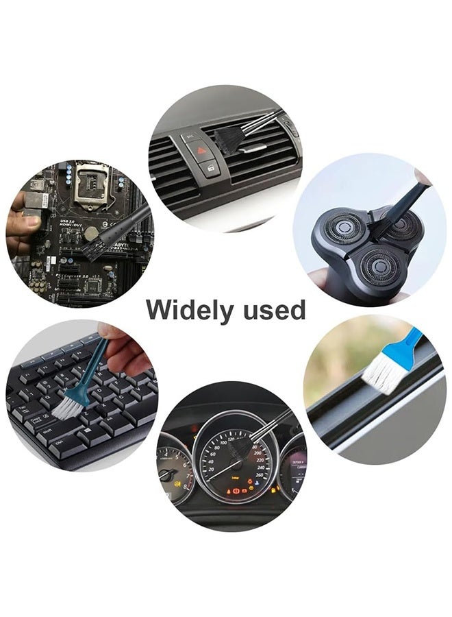 SUNDAREE مجموعة تنظيف لوحة المفاتيح من 10 قطع، أداة تنظيف صغيرة من النايلون مضادة للكهرباء الساكنة، مجموعة تنظيف لوحة مفاتيح الكمبيوتر المحمول للأجهزة الإلكترونية مثل مراوح اللوحة الأم للكمبيوتر، أداة إزالة الغبار - Image 5