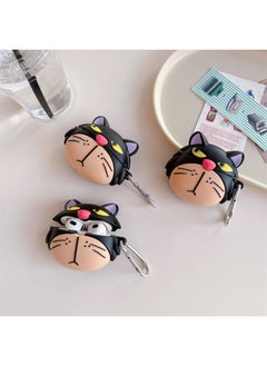 Aojiao Lucifer AirPods Pro For Apple 2/3 Generation Wireless Bluetooth Earphone Case Cartoon Cat Protective Case Suitable-Color:Ao Jiao Lu Xifa + Hook-Applicable Model:AirPods 4(2024）
