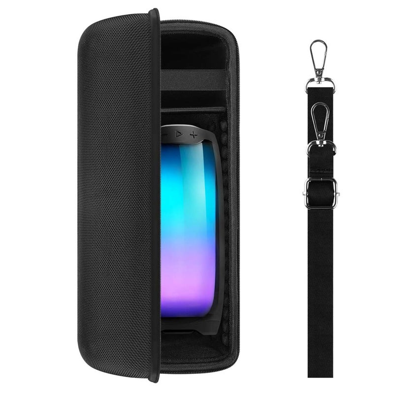 Geekria Carrying Case for JBL Pulse 4, Pulse4 IPX7 Portable Waterproof Wireless Bluetooth Speaker, Hard Shell Traveling Bag with Room for Cable, Charger, and Parts (Black) - Image 1
