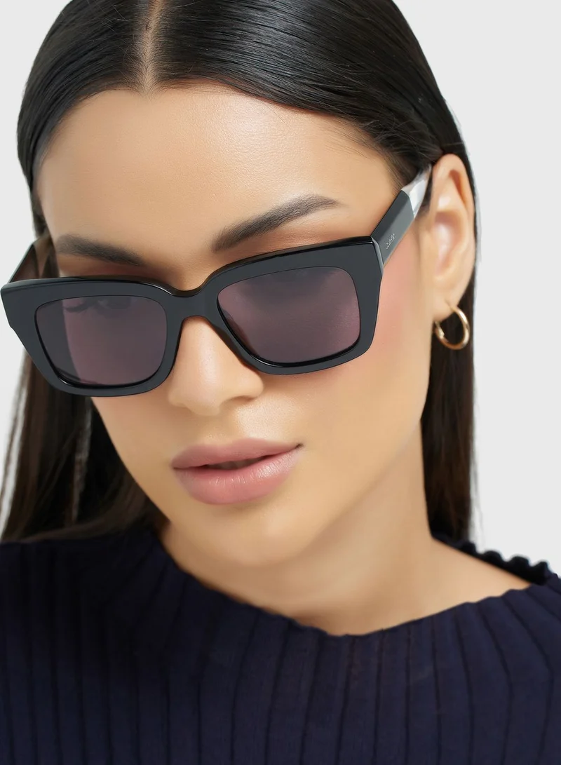 كالفن كلاين نظارات شمسية مستطيلة