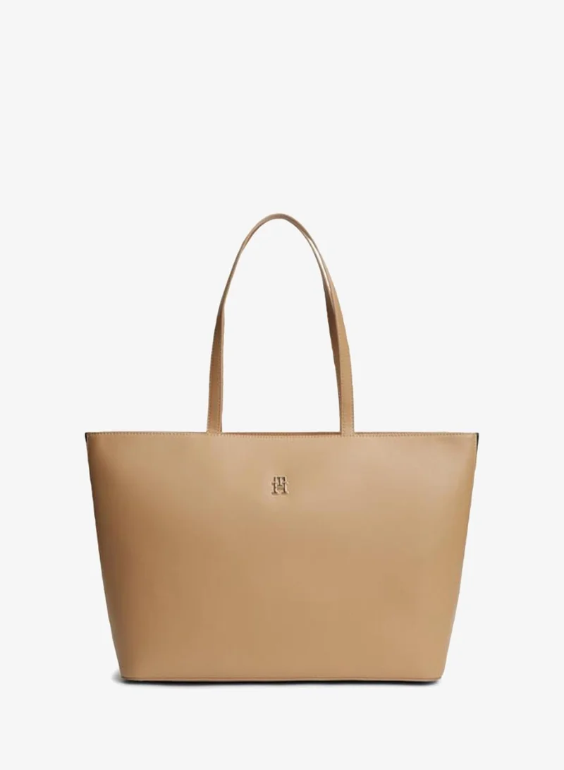 TOMMY HILFIGER TH Monogram Plaque Tote Bag
