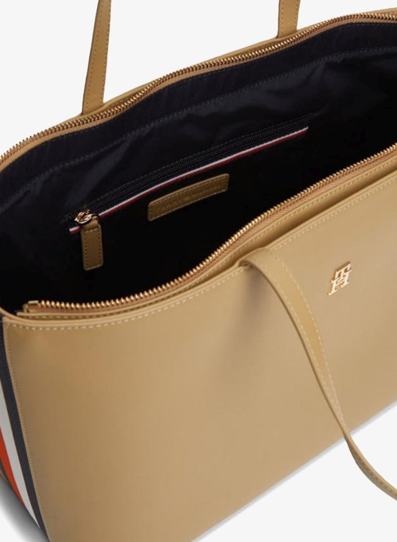 TOMMY HILFIGER TH Monogram Plaque Tote Bag - Image 4