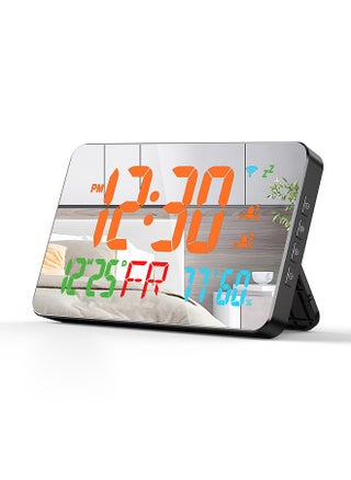 Tuya WiFi Desktop Clock Calendar Intelligent Thermometer Hygrometer with Digital LED Display Support WIFI Auto-Calibration/4-Level Adjustable Brightness/APP Remote View/High Temperature Warning - pzsku/ZF38ABE18753FBD7FF23DZ/45/_/1715849237/b944de03-1d42-4ed3-be19-5f1d9d773605