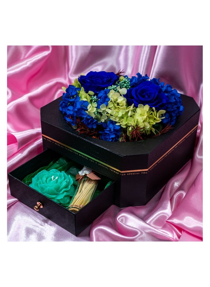   صوفيا طبيعة محفوظة من صوفيا إلى الأبد، وردة أبدية حقيقية في غطاء أكريليك زهرة محفوظة مع صندوق فاخر - هدية لصديقتك والزوجة وعيد ميلاد الزفاف - Image 5