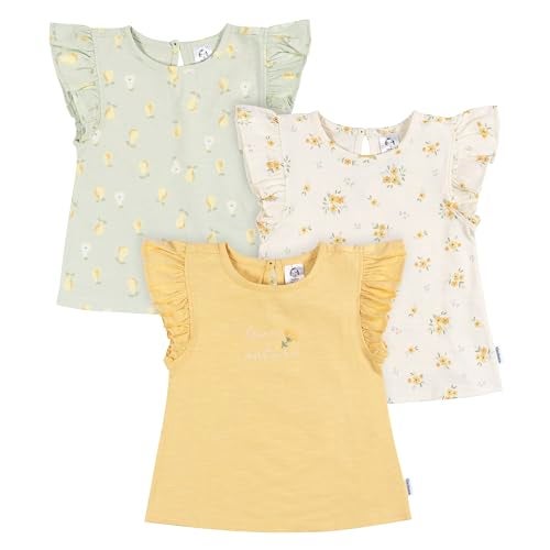 Gerber Baby Girls Toddler 3Pack Short Sleeve Tees Love Nature 2T - Image 1
