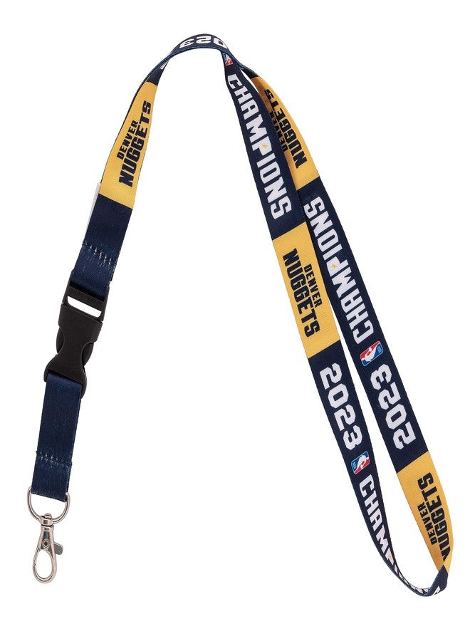 Desert Cactus Denver Nuggets 2023 Championship Lanyard Keychain Detachable NBA Breakaway Snap Buckle National Basketball Association Car Keys ID Badge Holder (Champs Lanyard 1) - Image 1