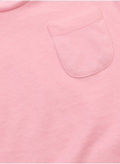 MINOTI Kids Girls Short Top With A Front Pocket  - Image 3