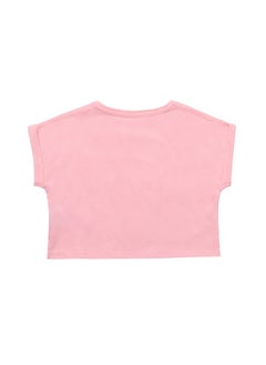 MINOTI Kids Girls Short Top With A Front Pocket  - Image 2