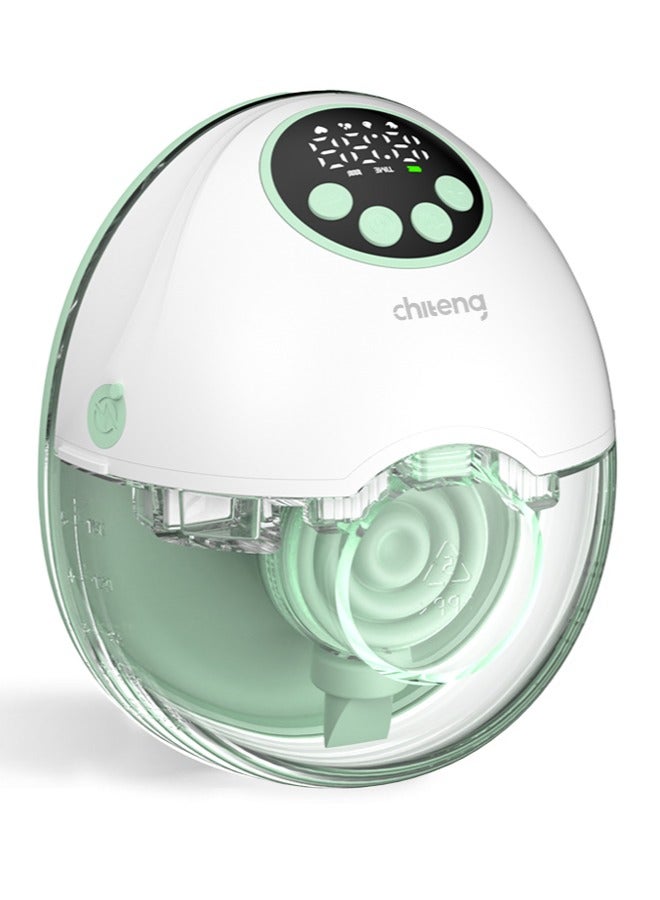 خذها مضخة حليب بدون استخدام اليدين - مضخة حليب قابلة للارتداء بـ 4 أوضاع و12 مستوى، مضخة حليب محمولة للعمل والسفر والليل مع شفة مانعة للتسرب، مثالية لشفط الحليب، باللون الأبيض - Image 1