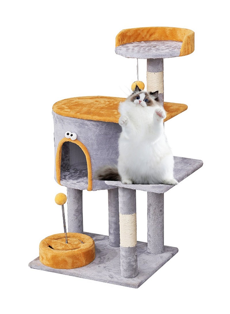 Kidle Cat Climbing Frame, Cat Tree Toys Cat House Cat Jumping Platform Claw Scratching Post 50*40*90cm - Image 1