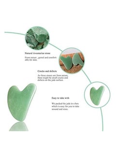 ORiTi Gua Sha Facial Massage Tool Natural Jade Stone For SPA Acupuncture Therapy  - Image 4