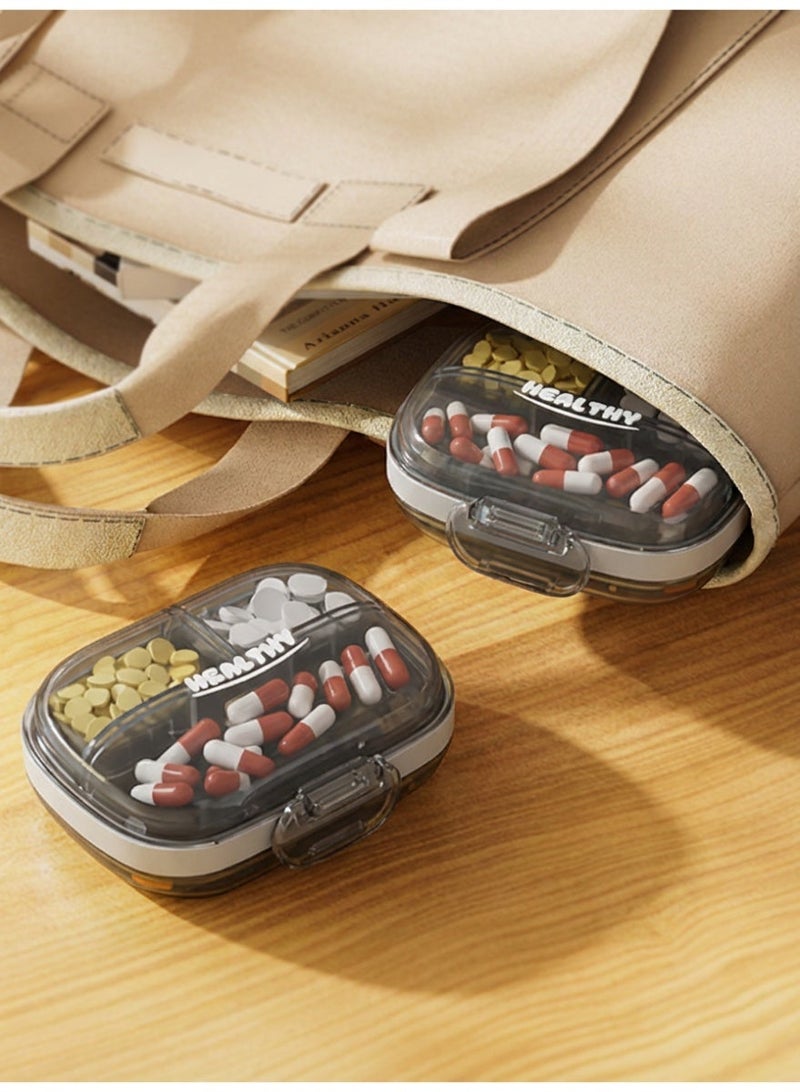 منظم حبوب الدواء اليومي، مخزن حبوب الدواء المحمول، منظم علبة حبوب الدواء، حاوية حامل أدوية لأسبوع كبير مع 7 شبكات لمكملات الدواء، زيت السمك - Image 5
