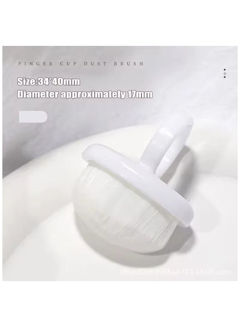 Goolsky Nail Ring Dust Brush Remove Nail Dust Acrylic UV Gel Polish Powder Cleaning Tool Adjustable Makeup Brushes Manicure Accessories - Image 3