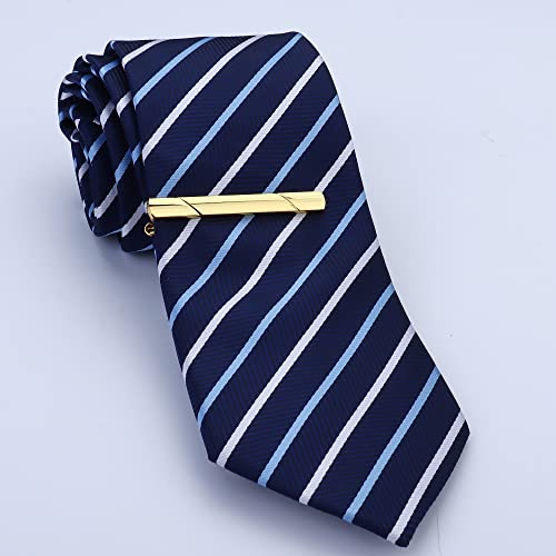 Jstyle 12 Pcs Tie Clips for Men Classic Tie Bar Clip Set for Regular Ties Necktie Tie Bar Pinch Clips for Wedding Anniversary Business Luxury Box - Image 5