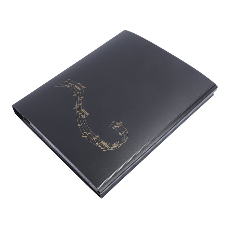 Sheet Music Folder 4 Page Expand 52 Pages Capacity Detachable A4 Sheet Music Binder for Piano Keyboard Violin Cello - Image 3