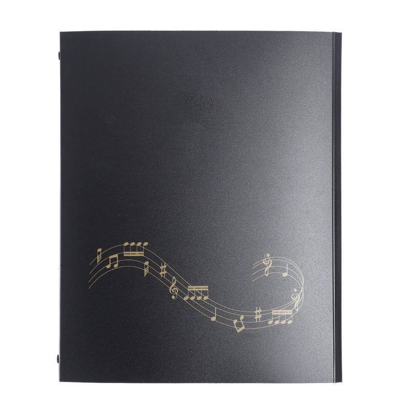 Sheet Music Folder 4 Page Expand 52 Pages Capacity Detachable A4 Sheet Music Binder for Piano Keyboard Violin Cello - Image 1