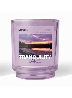 Miniso MINISO Wonderful Trip Series Scented Candle (Lake) – Aromatherapy Candle, Natural Soy Wax, Calming Fresh Fragrance, Ideal Home Décor, Relaxation, Meditation, Gift for Any Occasion 