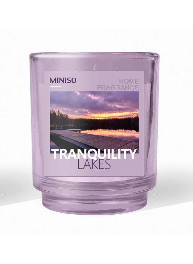 Miniso MINISO Wonderful Trip Series Scented Candle (Lake) – Aromatherapy Candle, Natural Soy Wax, Calming Fresh Fragrance, Ideal Home Décor, Relaxation, Meditation, Gift for Any Occasion 