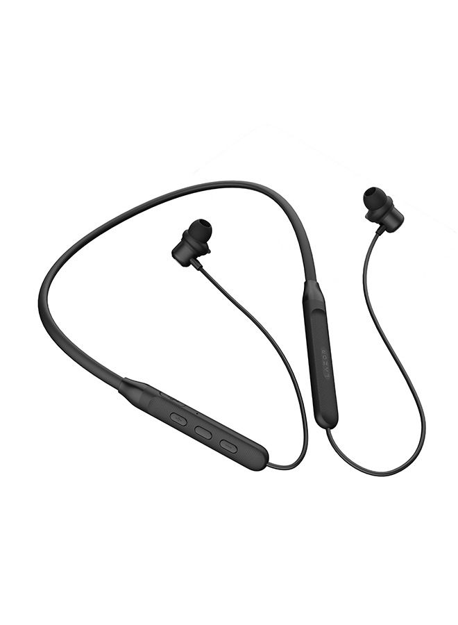 Lazor Groove Audio Dual Dynamic Drivers Bluetooth Headphones, Neckband Wireless Earbuds with Crossover Bluetooth 5.0 Headset Sports Earphones 14 to 16 hours playback time EA106 Black - Image 3