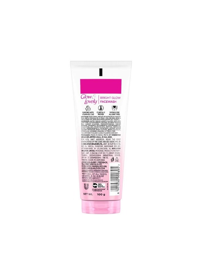 Glow & Lovely Bright Glow Face Wash 100 g - Image 3