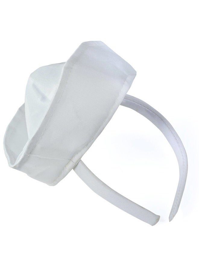 Tigerdoe Sailor Hat - Yacht Captain Hat - Costume Headbands - Mini Hat Headbands - (2 Pack) Black White - Image 2