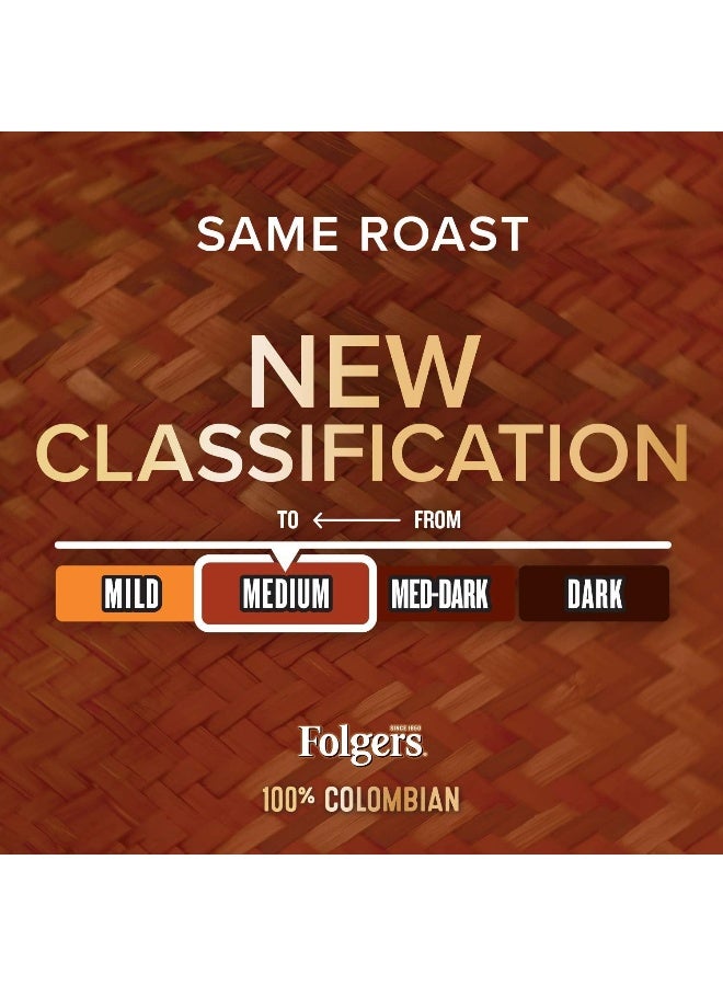 Folgers قهوة فولجرز كابس 100% كولومبية لصانعات كيريج، تحميص متوسط، 72 حبة - Image 2