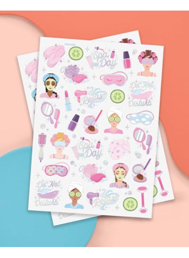 xo, Fetti xo Fetti Girls Spa Party Temporary Tattoos 62 Styles Slumber Party Birthday Supplies Self Care Goodie Bag Favors Cute Decorations Easter Basket Stocking Stuffer Sleepover Accessory Activity - Image 3