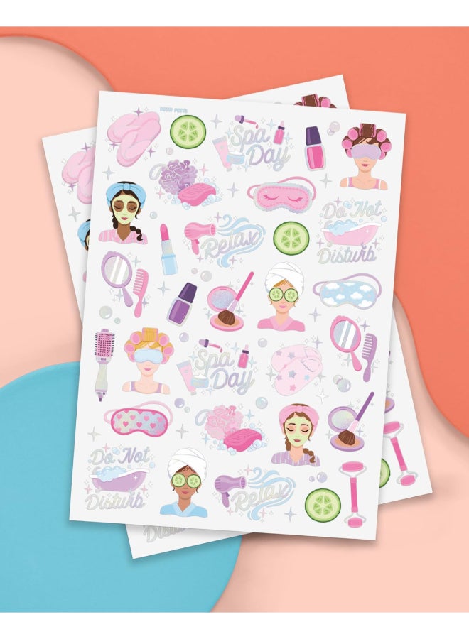 xo, Fetti xo Fetti Girls Spa Party Temporary Tattoos 62 Styles Slumber Party Birthday Supplies Self Care Goodie Bag Favors Cute Decorations Easter Basket Stocking Stuffer Sleepover Accessory Activity - Image 4