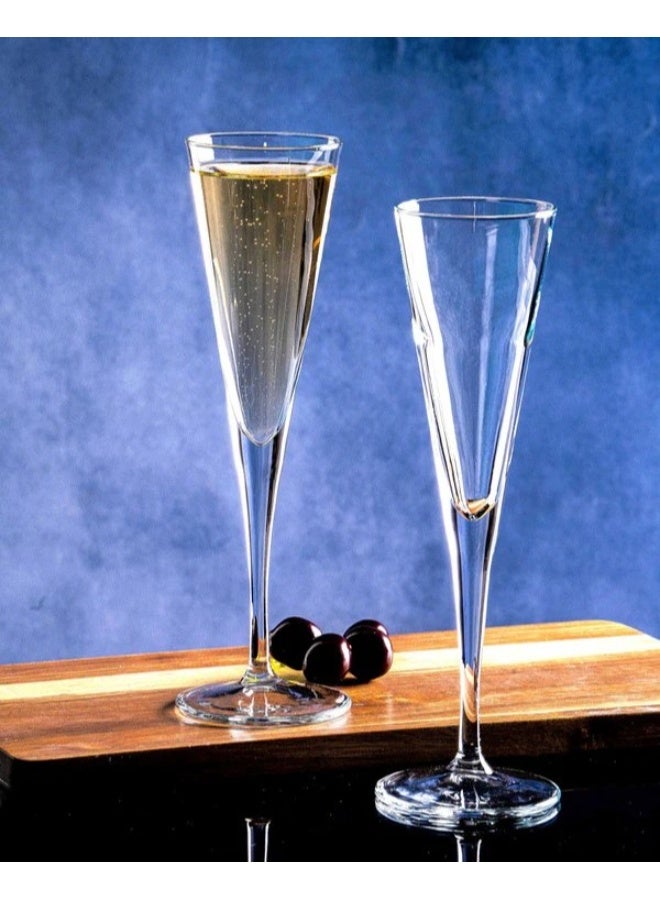 Paşabahçe كأس نبيذ باساباهشي V-Line سعة 150 مل - مجموعة 6 قطع أنيقة - Image 1