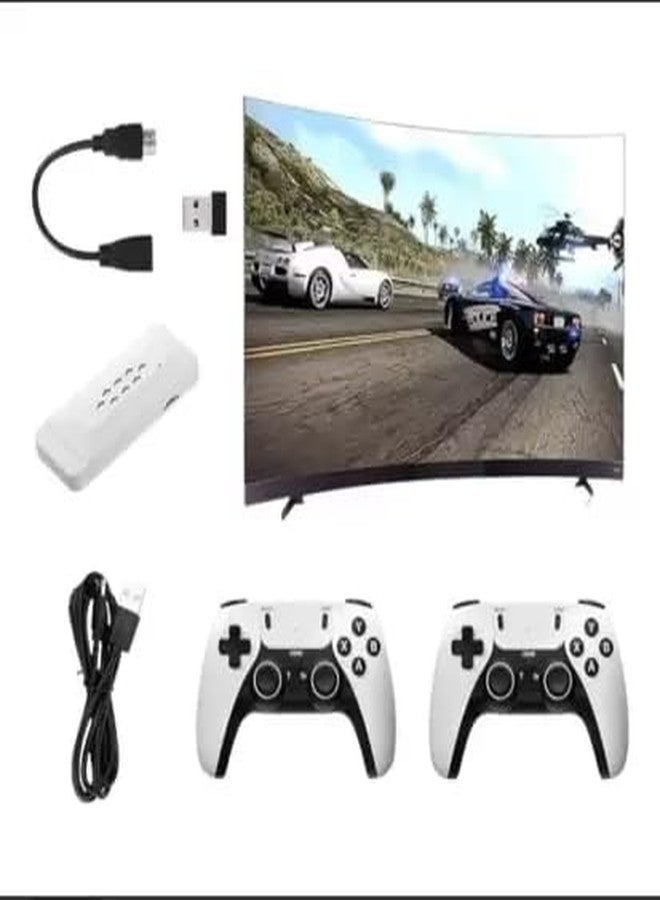 GSH M22 Game Stick Retro Video Game Console with 2 Wireless Controller with Tekken 3, Cadillacs and Dinosaurs, Mario, Road Fighter, Other Retro Games (256 GB) [Android] [Android] - Image 4