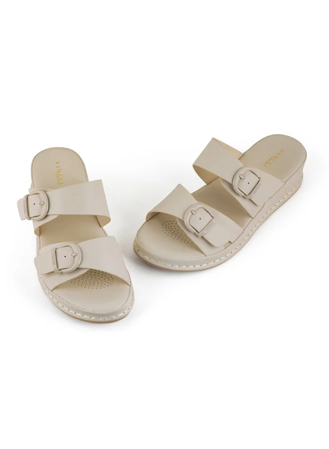 Vincci Women Multi Strap Wedge Sandals