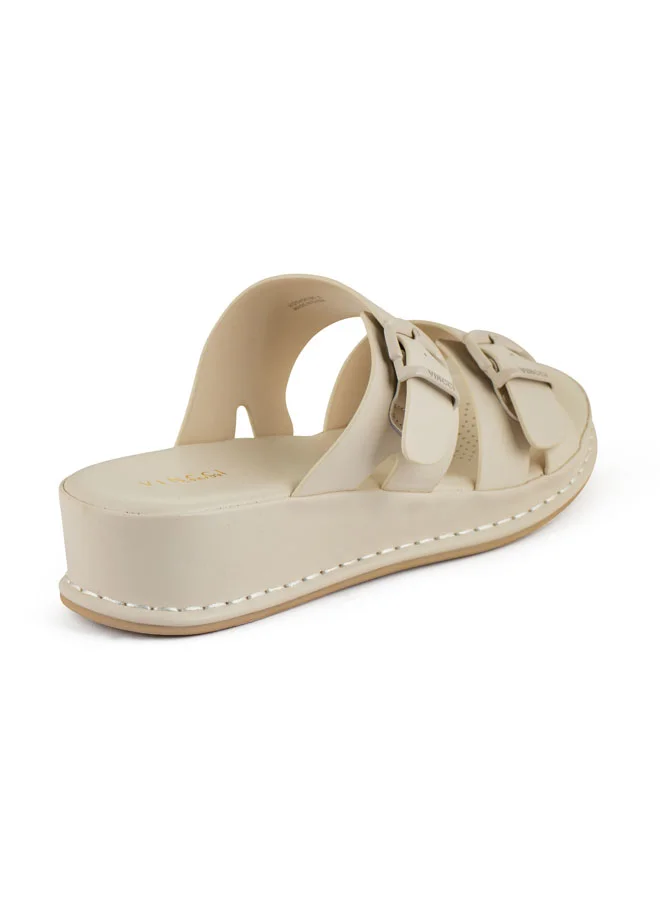Vincci Women Multi Strap Wedge Sandals