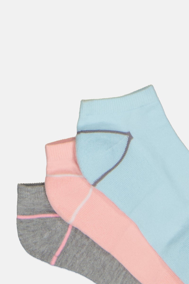 Reebok Women 8 Pairs Brand Logo No Show Socks, Multicolor - Image 2