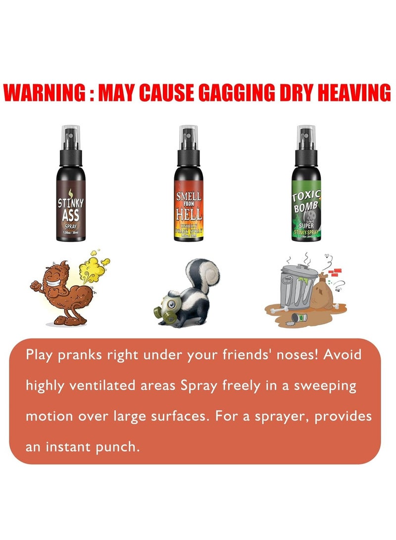 3P Extra Strong Fart Spray - 30ml Potent Stink Prank Spray, Non-Toxic Fart Bomb for Hilarious Gag Gifts for Adults and Kids. Perfect for Fun and Laughter! - Image 2