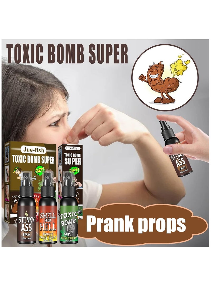 3P Extra Strong Fart Spray - 30ml Potent Stink Prank Spray, Non-Toxic Fart Bomb for Hilarious Gag Gifts for Adults and Kids. Perfect for Fun and Laughter! - Image 5