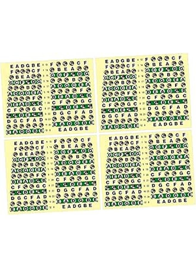 Colorful Guitar Fretboard Stickers 10pcs Easy Install Decals Note Map for Beginners - Image 1