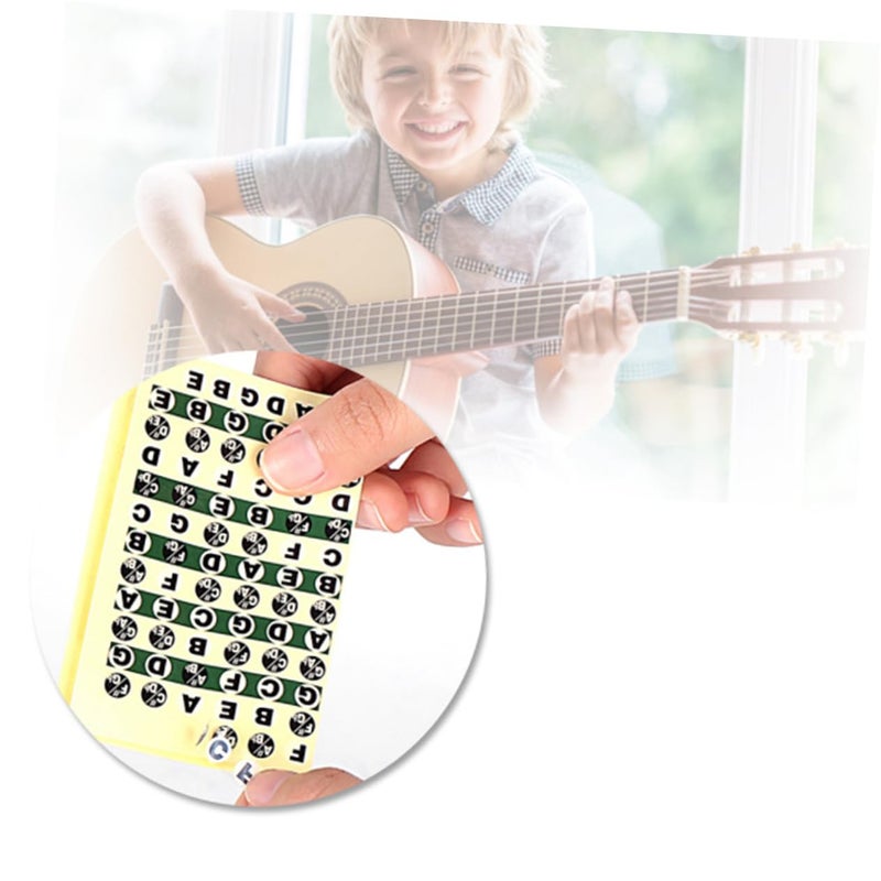 Colorful Guitar Fretboard Stickers 10pcs Easy Install Decals Note Map for Beginners - Image 5
