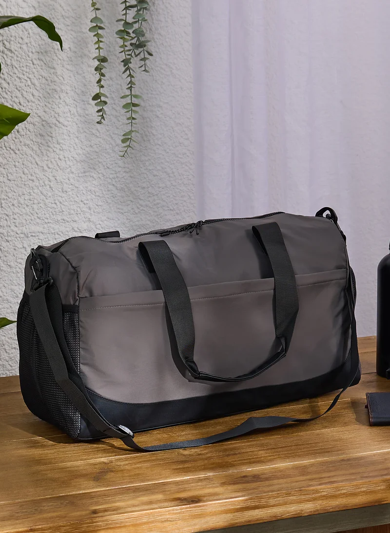 Travel And Gym Bag With Shoe Compartment