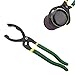 KVAEY 12 Adjustable Oil Filter Pliers Automotive Oil Filter Removal Tools with Long Handle Universal Oil Filter Wrench for Engine Filters in Cars and Trucks Car Accessories Green - Image 2