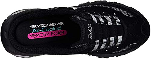 Skechers Women's D'Lites - Resilient Mule Slip-On Sneaker, Black, 9 W US - Image 5
