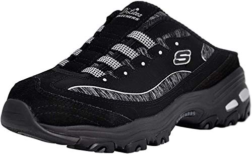 Skechers Women's D'Lites - Resilient Mule Slip-On Sneaker, Black, 9 W US - Image 1