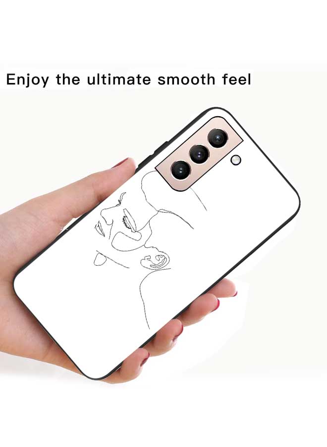 Okteq OKTEQ TPU Protection and Hybrid Rigid Clear Back Cover Case Male Face2 for Samsung Galaxy S22 5G - Image 2